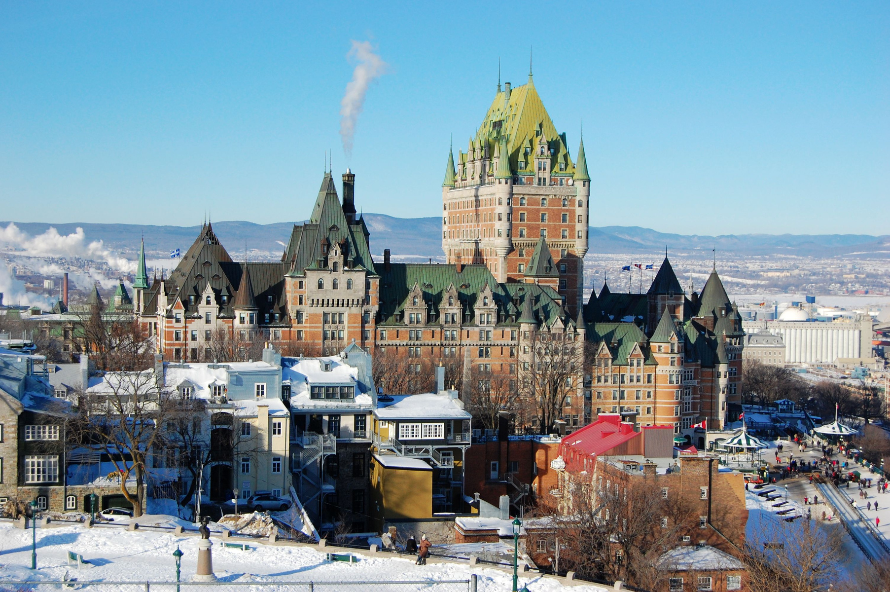 Quebec City skyline, Quebec, Canada